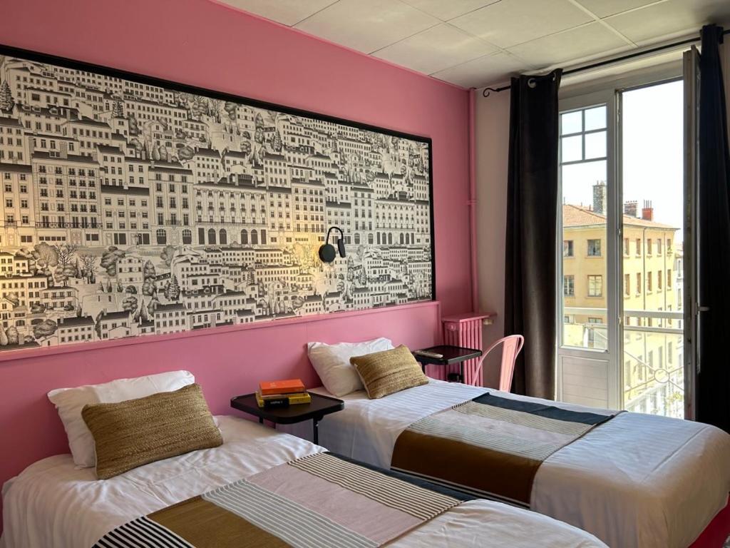 Hotel De La Croix-Rousse Lyon Kültér fotó